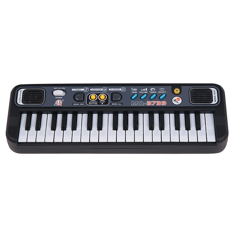 Multifunctional Mini Electronic Piano With Microphone Abs Children Portable 37 Keys Digital Music Electone Keyboard Gift | Спорт и