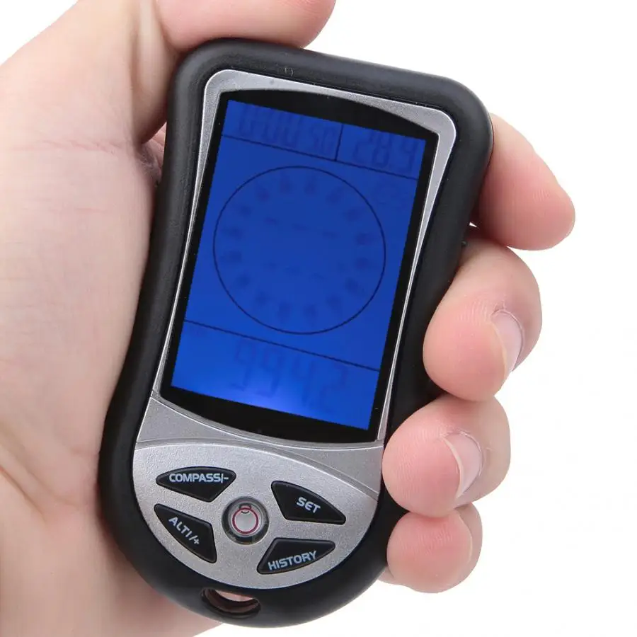 8 в 1 ручной термометр датчик высоты Электронная навигация GPS компас барометр