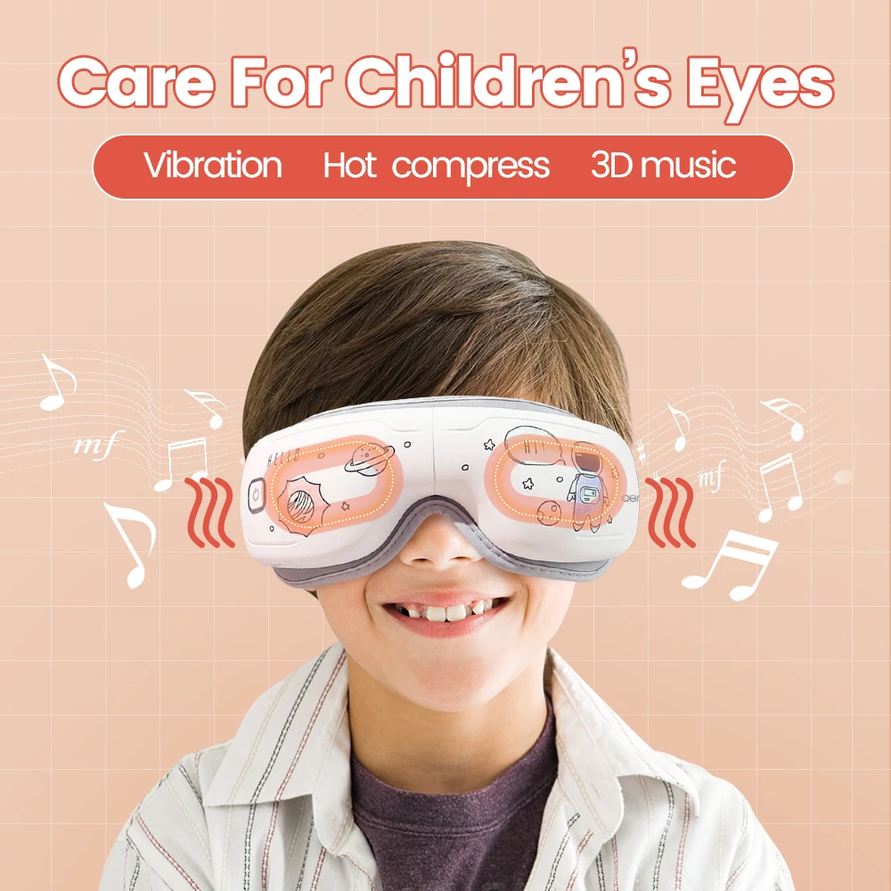 

Массажер для глаз Детский Электрический с вибрацией и защитой от усталости