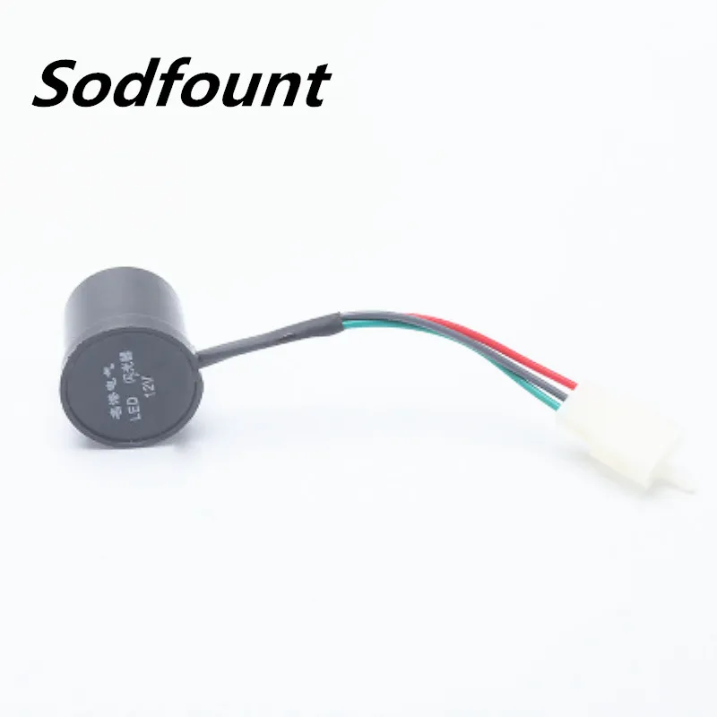 

Motorcycle flasher electric car three-wire led universal steering controller with line 12V 48V flasher Auto