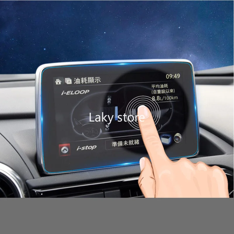

Подлинная GPS Автомобильная навигационная стальная пленка для Mazda MX5 MX-5 2018 центральный контроль ЖК-экран Закаленное HD защитная пленка