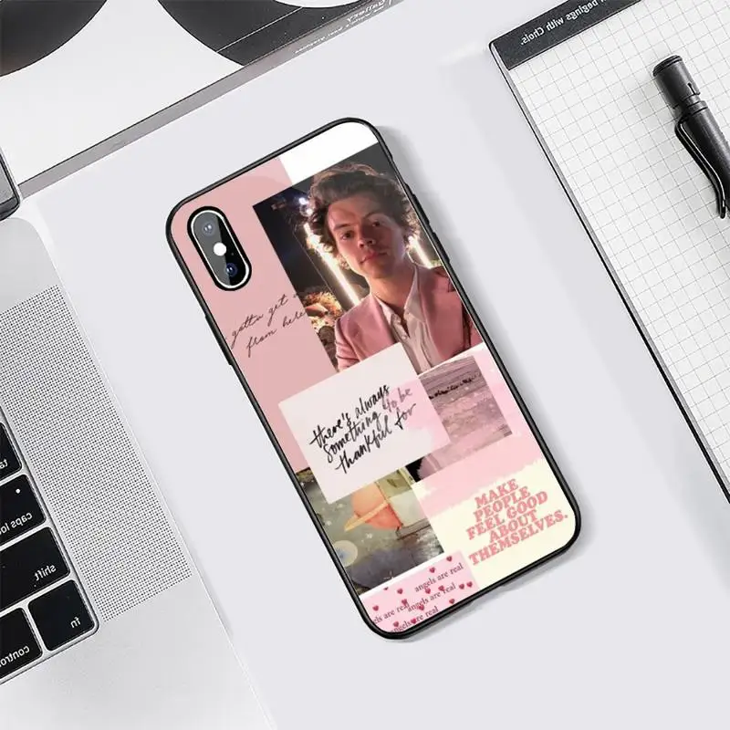 

Harry Styles On Tour 2020 Love Line Phone Case Tempered glass For iphone 5C 6 6S 7 8 plus X XS XR 11 PRO MAX