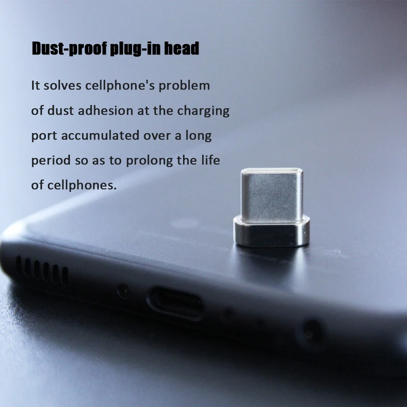 Магнитный кабель 2.4a usb type C для samsung A8s S10e vivo X23 iQOO huawei P30 Pro Mate20 провод быстрой
