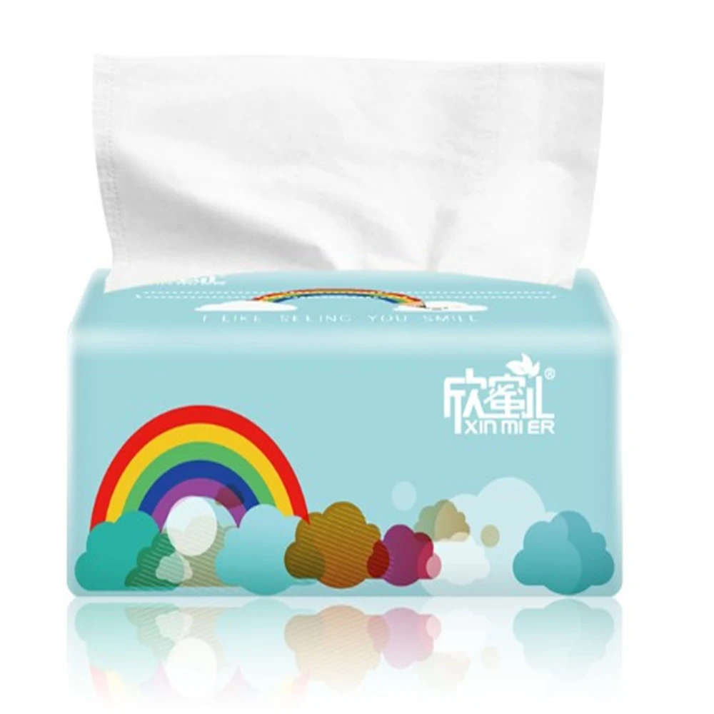 3 слоя 100 штук натуральные необработанные древесной массы откачка Туалет Бумага