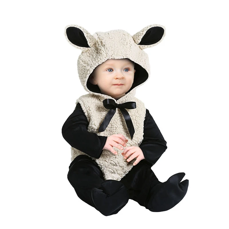 Фото Детские барашек для костюмированной вечеринки костюм малышей теплая одежда