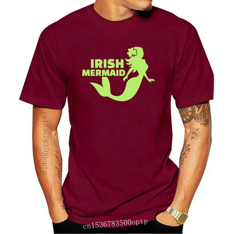 

Новая женская модная футболка с принтом ирландской русалки