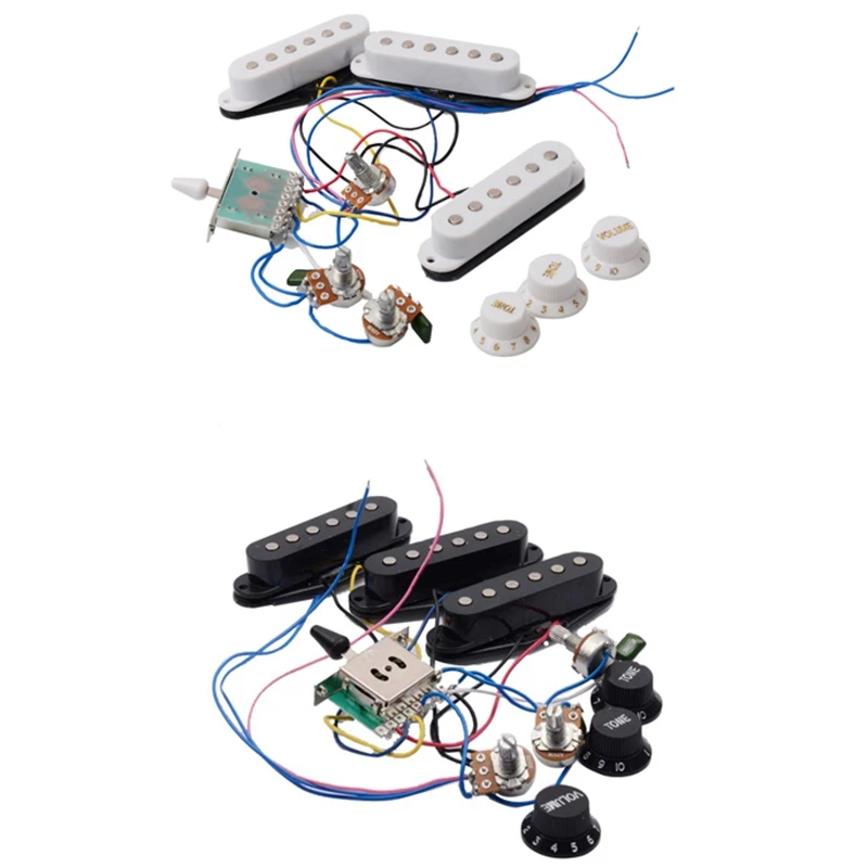Электрогитары пикап предварительно смонтированный монтажный жгут 5-позиционный