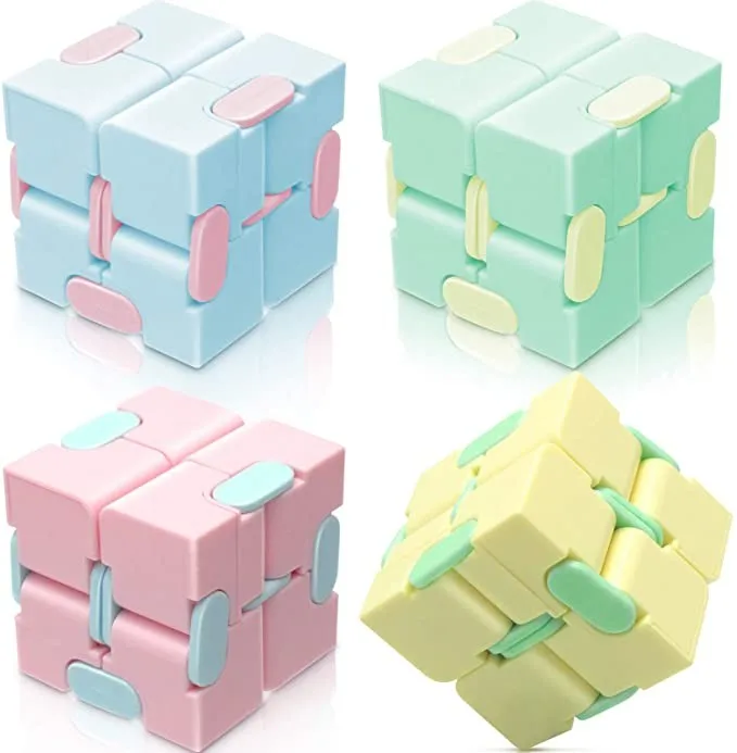 

2021 Magic Fidget Cube Office Flip Cubic Puzzle Trend Creative Infinite Cube Infinity Cube Stop Stress Reliever Autism Toys