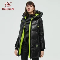hailuozi 2021 womens inter jacket fashion casual plus size hooded coat oversize thick women coat hooded female parka 885