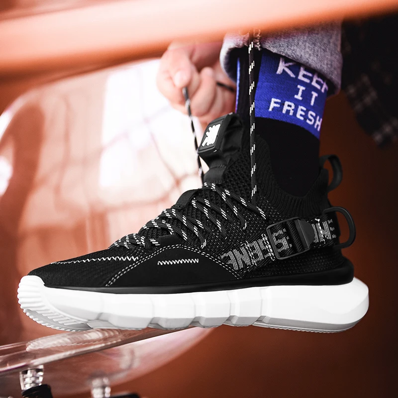 

2020 Hot Sale Men Running Shoes Comfortable Casual Men's Sneaker Breathable Non-slip Wear-resistant Outdoor Sports Men Shoes