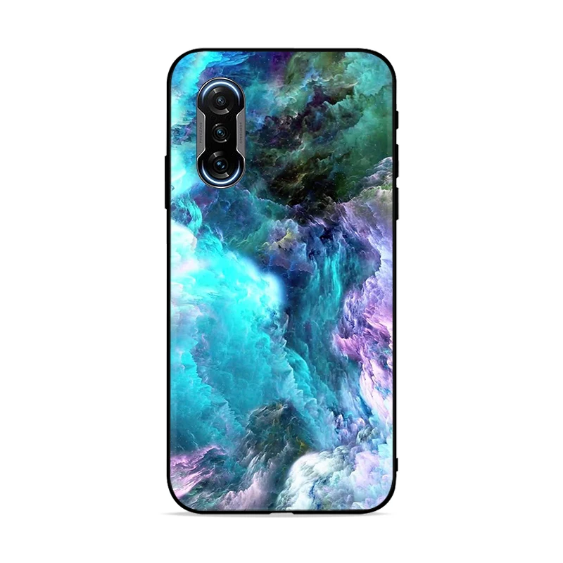 

Phone Case For Xiaomi POCO X3 Pro X3 NFC F3 Pro GT M3 Pro For POCO F3 GT Beautiful Starry Sky Back Cover Coque Soft TPU Cases