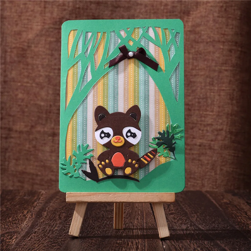 YaMinSanNiO енотовые металлические резные штампы Скрапбукинг для изготовления