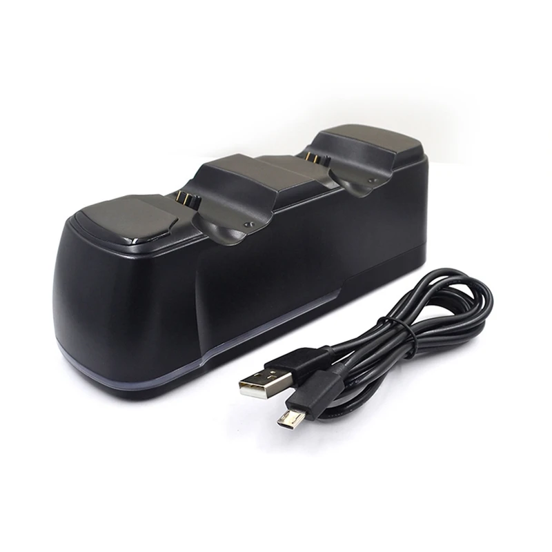 Handle Joystick Handle USB Charger Dual USB Fast Charging Dock Suitable for Playstation 4 Ps4 Slim / Ps4 Pro