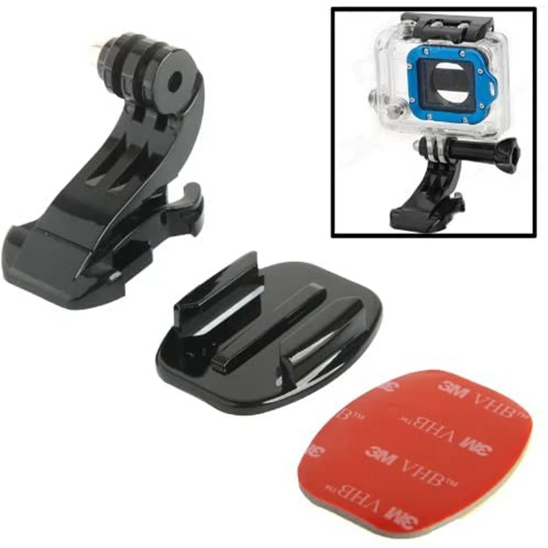 J Hook Buckle Mount 3M Sticker Flat Surface для экшн камер GoPro 8 HERO 7 6 5 Session 4 3 + 2 1 Xiaoyi|Чехлы экшн-камер| |