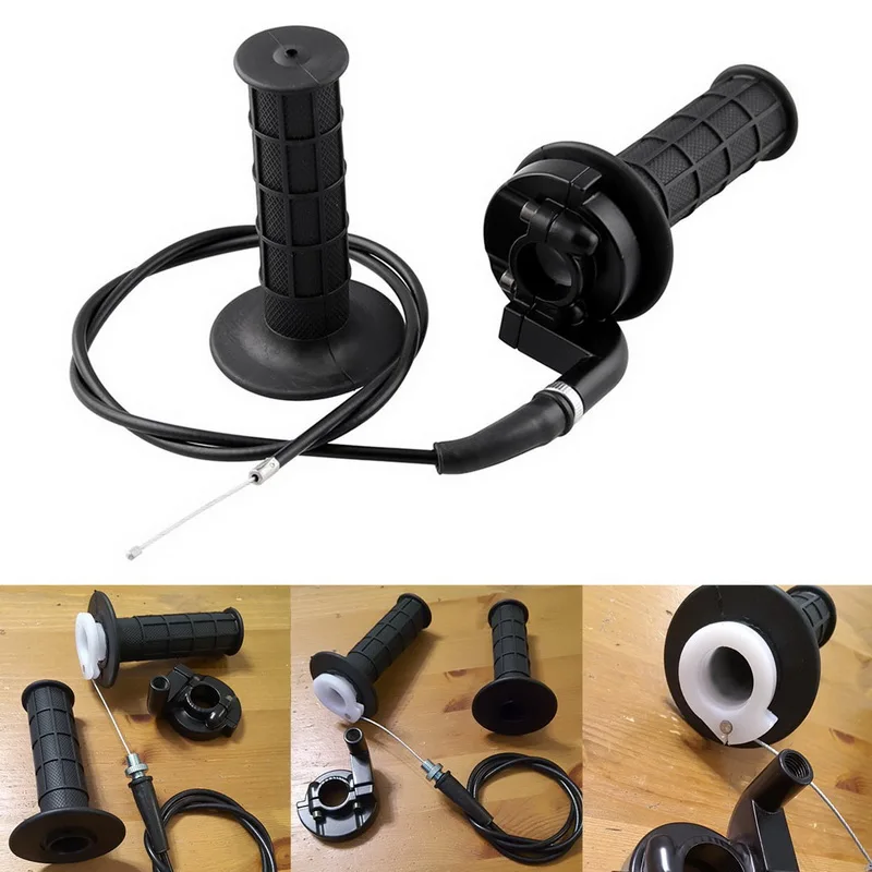 Ручки для мотоцикла 7/8 &quot 22 мм ручной зажим с поворотным кабелем квадроцикла 50-250CC