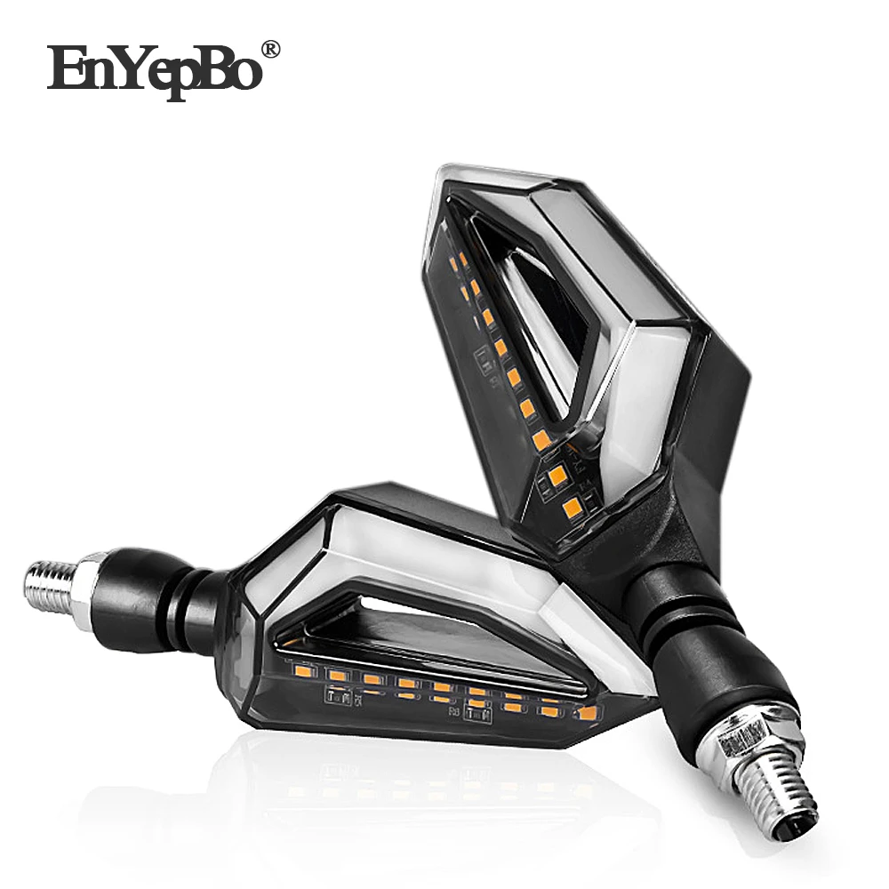 Универсальный мотоцикл 12 LED поворотные Сигнальные Огни мигалка передние задние