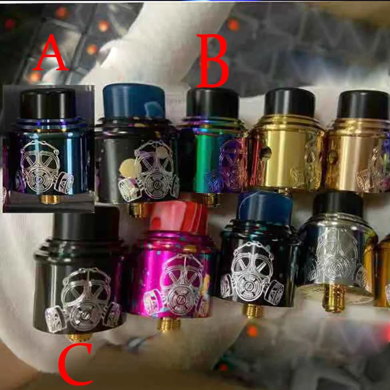 100% оригинал Apocalypse GEN 2 RDA с покрытием из красного золота диаметр 24 мм одной стороны