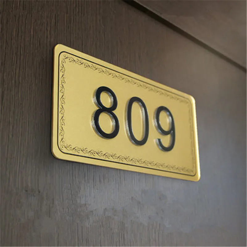 Современные номера для дома акриловая табличка с номером гостиничной комнаты
