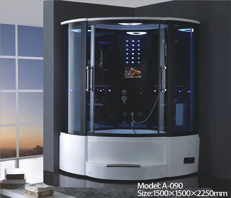 Китайский поставщик портативная Паровая душевая комната с ТВ и DVD Blutooth |
