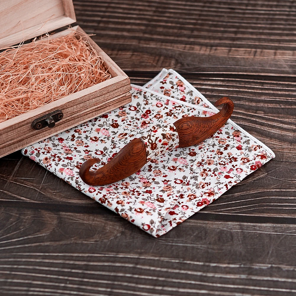 Модный деревянный мужской галстук бабочка ручной работы Свадебная вечеринка