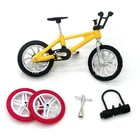 1 компл., миниатюрная модель велосипеда BMX из сплава, модель детской обучающей Игрушки для мальчиков и девочек, детская игрушка, подарочное украшение
