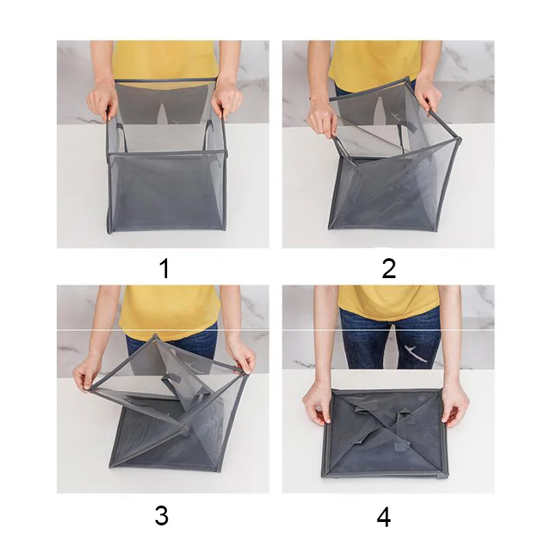 Волшебная складная корзина для грязного хранения органайзер грязной одежды
