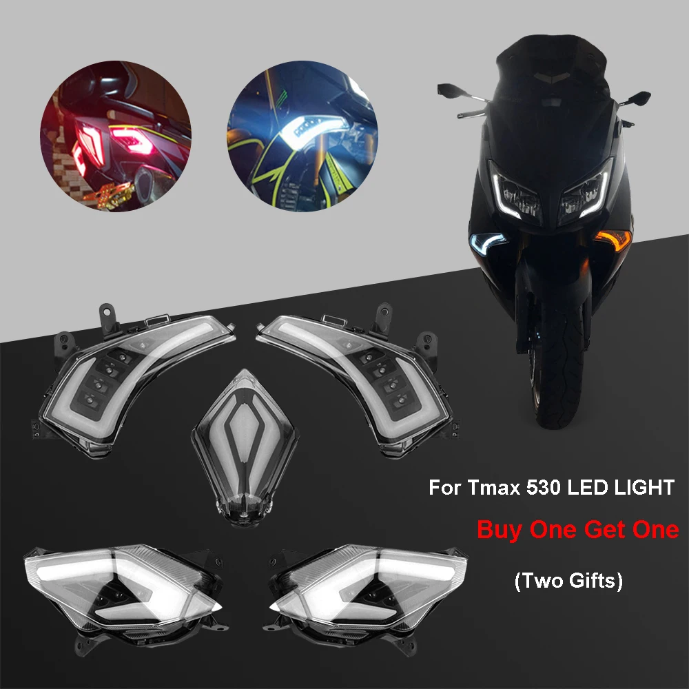Светодиодные фары для Tmax 530 передний и задний стоп сигнал СВЕТОДИОДНЫЕ указатели