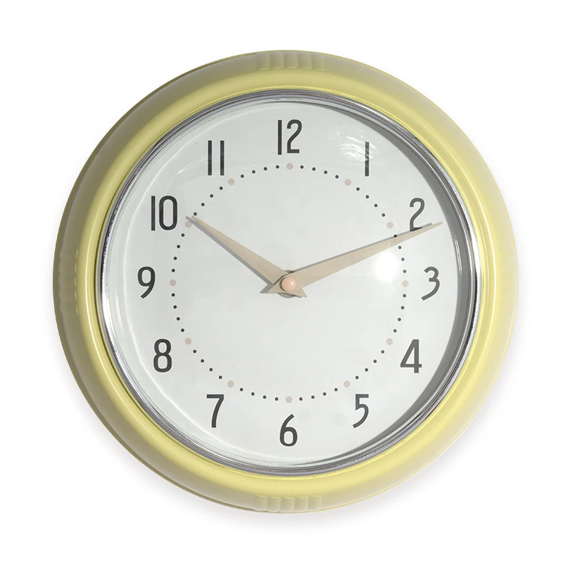 

Silent Simple Wall Clock Nordic Design Living Room Needle Wall Hanging Clock Plastic Zegary Scienne Household Products EF50WC