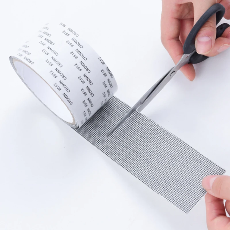 

5*200CM Self-adhesive Screen Repair Patch Tape Window Door Screen Home Anti Mosquito Fly Bug Net Mesh Broken Holes Repair Tools