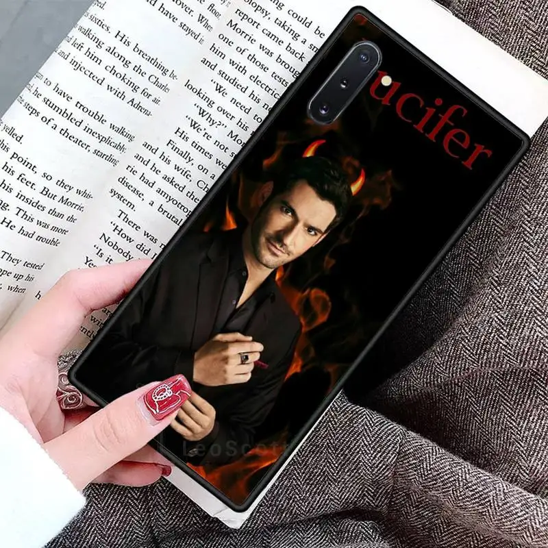 

American TV Degenerate angel Lucifer Phone Case For Samsung Galaxy S8 S9 S10 Plus S10E Note 3 4 5 6 7 8 9 10 Pro Lite cover
