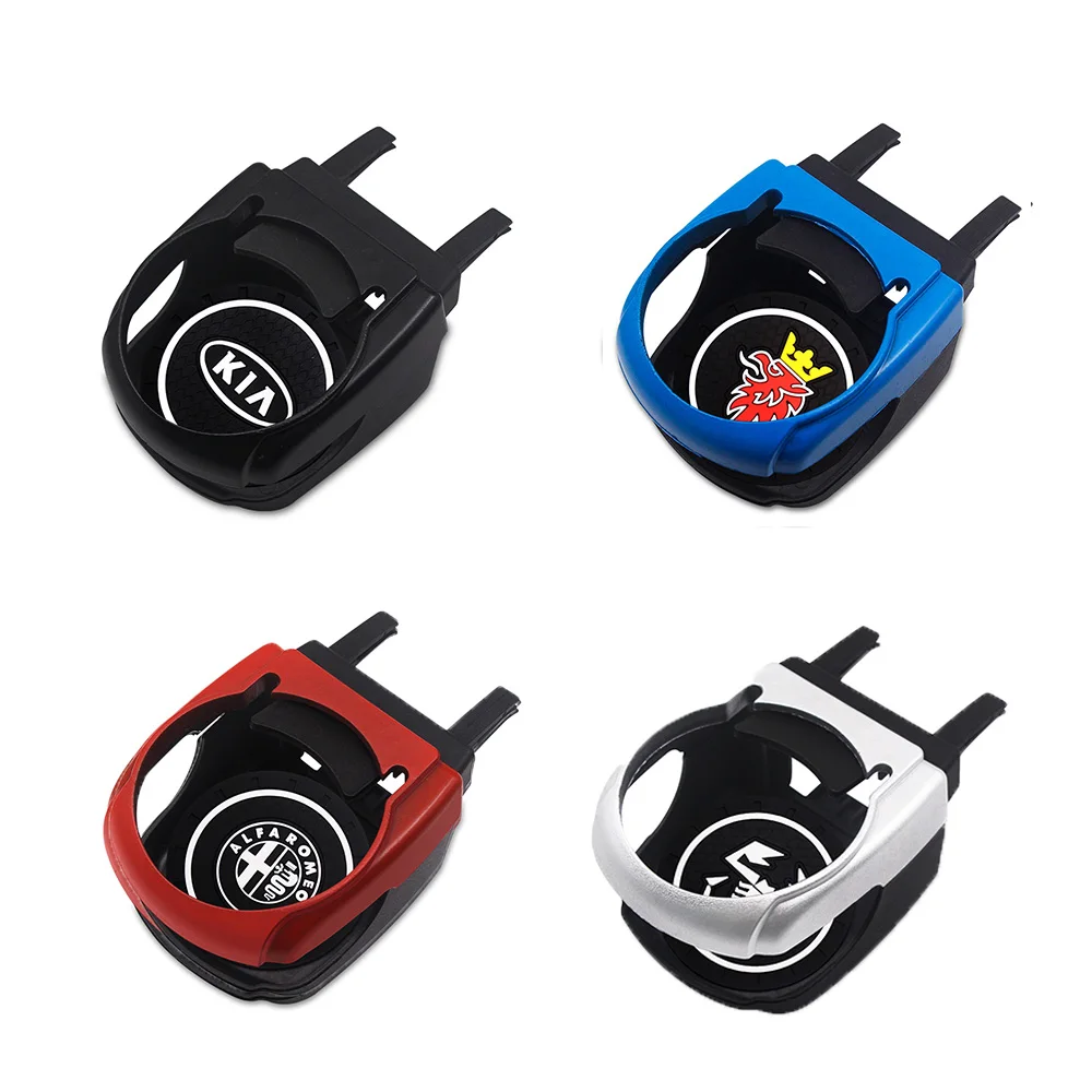 

1PC Car Air Outlet Drink Cup Holder Accessory With Coaster For BMW E46 VW Golf SEAT Renault Benz W205 MINI Toyota Honda Ford KIa