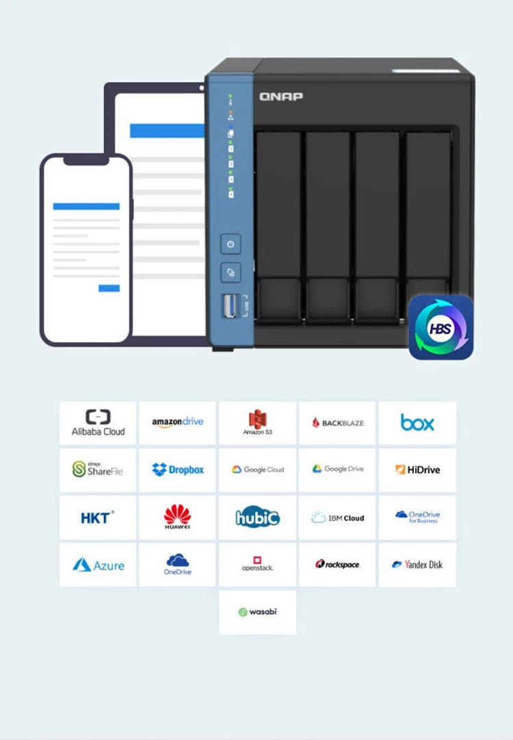 QNAP-TS-451D память 4G для облачного хранения устройства сетевого NFC бездисковые nas