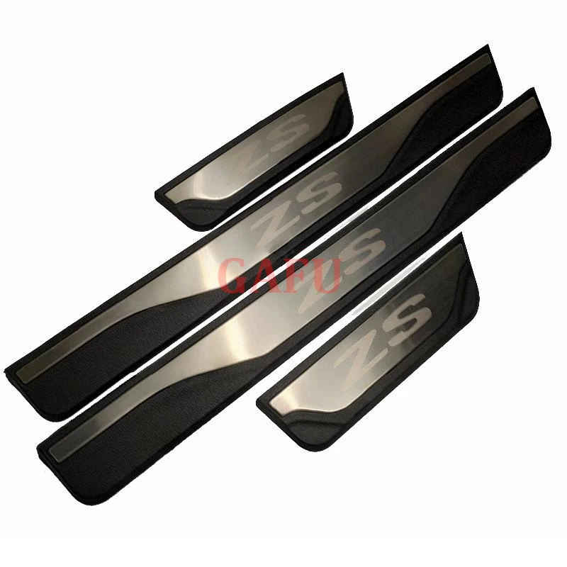 

Car Styling For Mg Zs 2017 2019 2021 2022 Stainless Steel Door Sill Trim Scuff Palte Protector Guard Door Interior Sticker