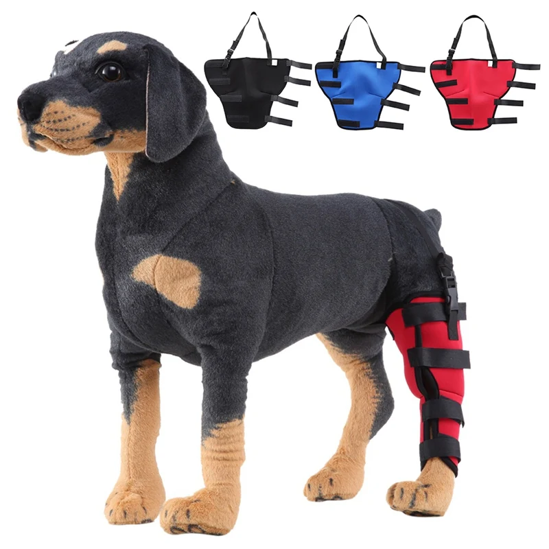 

Наколенники для домашних животных, фиксатор собачьих колен для правой и левой ног, дышащая Защитная подкладка для собачьих суставов #2