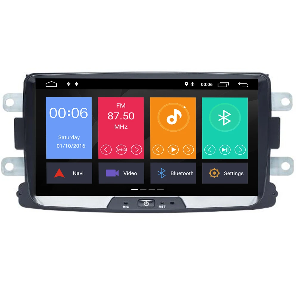 1 din android 10 автомобильный радиоприемник мультимедийный плеер для Dacia устройства