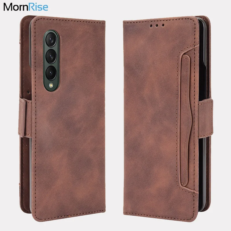 

Wallet Cases For Samsung Galaxy Z FOLD 3 Case Magnetic Closure Book Flip Cover For Samsung Z FOLD 3 Leather Card Holder Bags