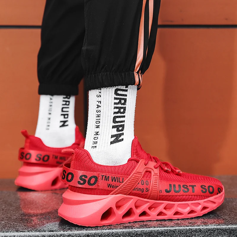 Men Running Shoes 2021 Comfortable Sport Women Trend Lightweight Jogging Unisex Sneakers Breathable Zapatillas 36-47 | Спорт и