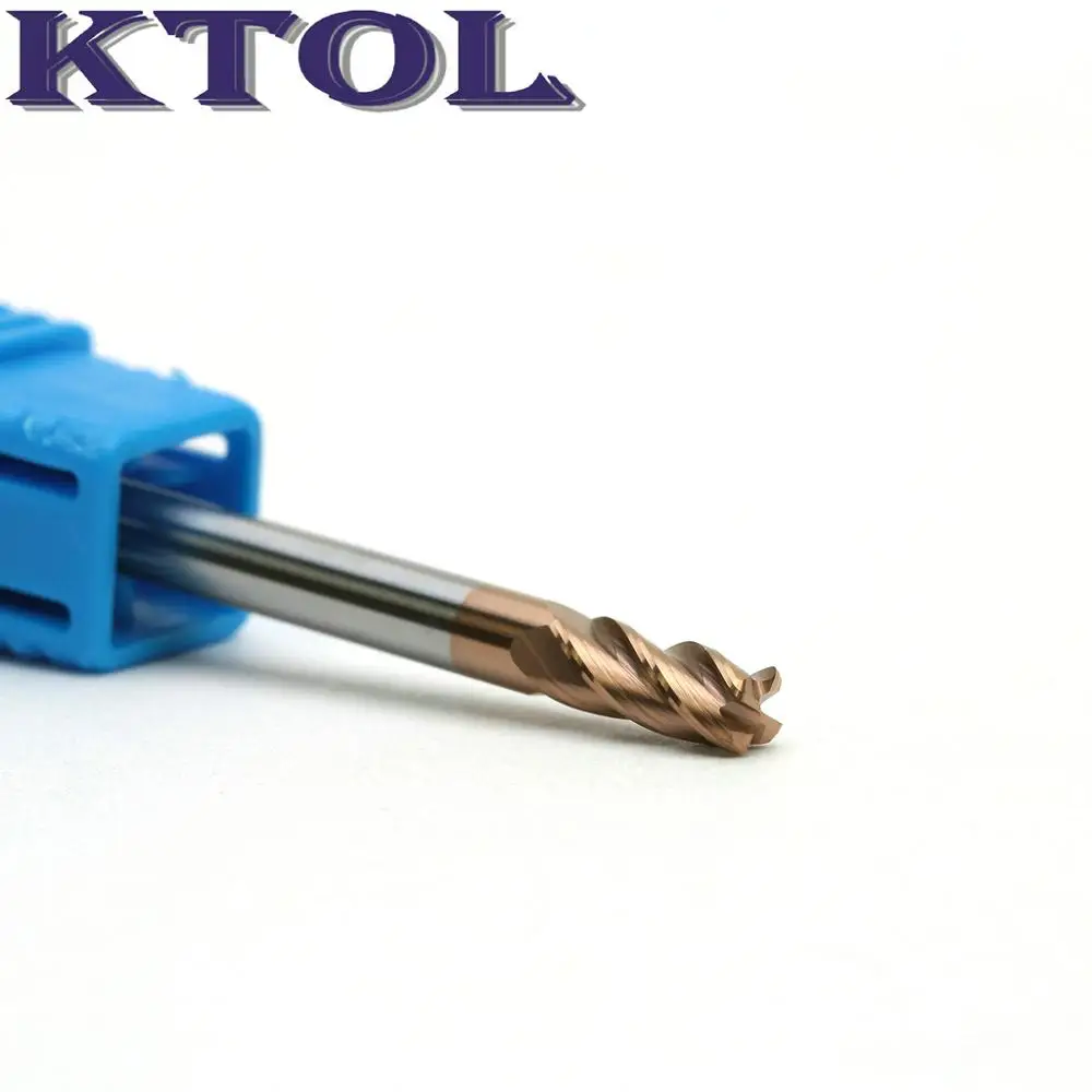 安い 16 × 45 × 100 ミリメートル 4 フルートコーナーエンドミル半径カッター R0.5 超硬フライスビットスパイラル CNC ルーターツール彫刻カッター