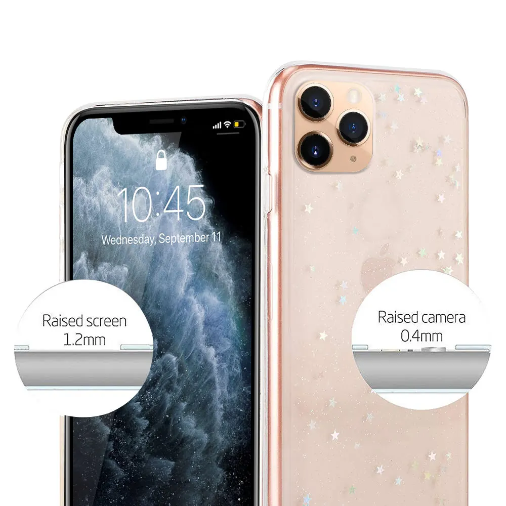 LAPOPNUT Spark блестящие звезды прозрачный мягкий чехол для Huawei P30 Pro P20 Lite Mate 20