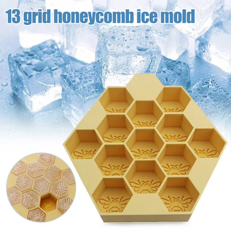 

Newest 13 Grids Silicone Ice Mold Ice Cream Mould DIY Fondant Mousse Mould Tray
