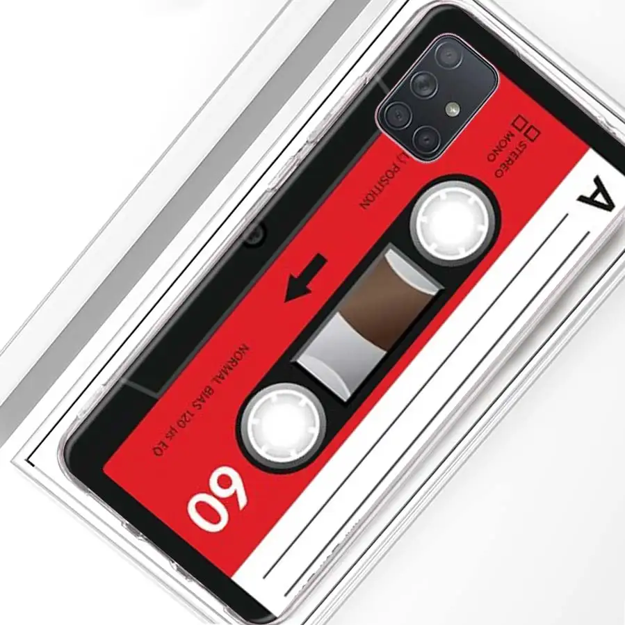 

Classical Old Cassette Silicone Case for Samsung Galaxy A51 A71 A21s A11 A10 A20e A30 A40 A50 A70 A31 A41 Back Cover Coque