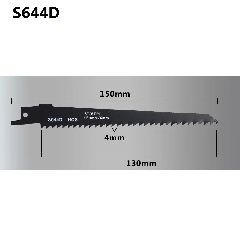 S644D XCAN 1 шт. 150/225 мм Высокоуглеродистая сталь лобзик S1122HF S922EF S644D возвратно-поступательный пильный диск для резки древесины - Цвет: S644D