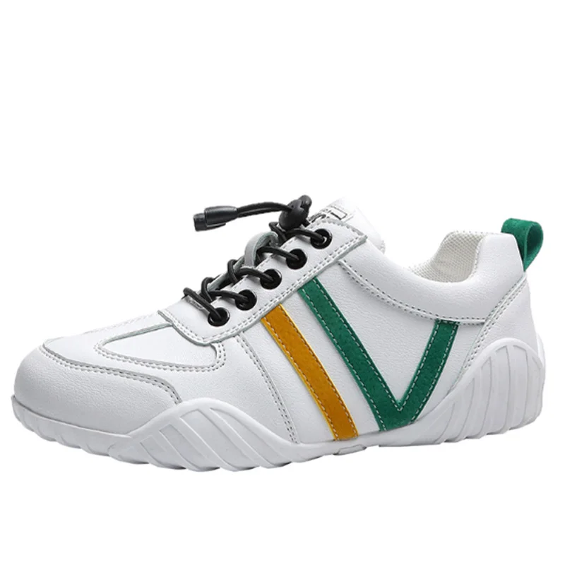 

Women Genuine Leather Sneakers Summer White Lacing Flat Shoes Woman Casual Plus Size Vulcanized Shoe Comfortable Maternity Shoes