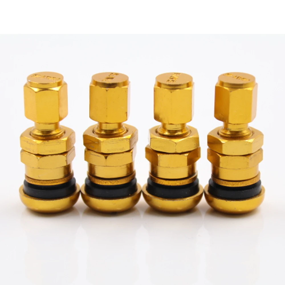 Алюминиевое колесо клапана, крышка штока клапана, воздушная крышка, металлический материал для Honda Bmw Toyota, 4 шт., комплект