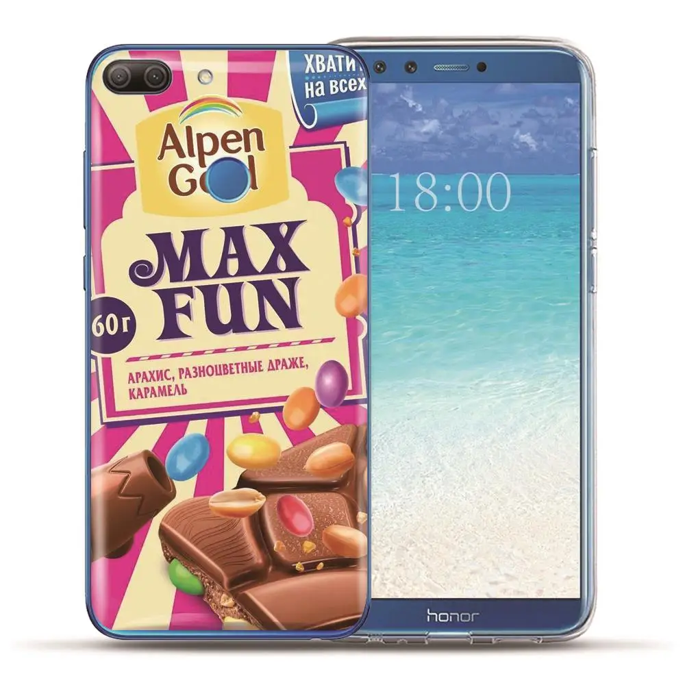 Для huawei Honor 20 10 9 8 Lite чехол Силиконовый Забавный шоколадный русский мягкий чехол для huawei 9X 8X 8C 7X 7A 7C Pro V20 чехол для телефона