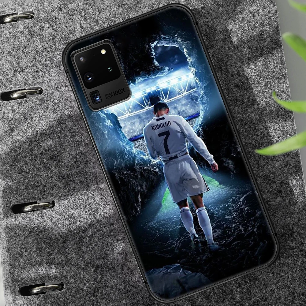 

Ronaldo Football star CR7 7 Phone Case Cover Hull For Samsung Galaxy S 7 8 9 10 e 20 FE edge uitra plus Note 9 10 20 black Etui