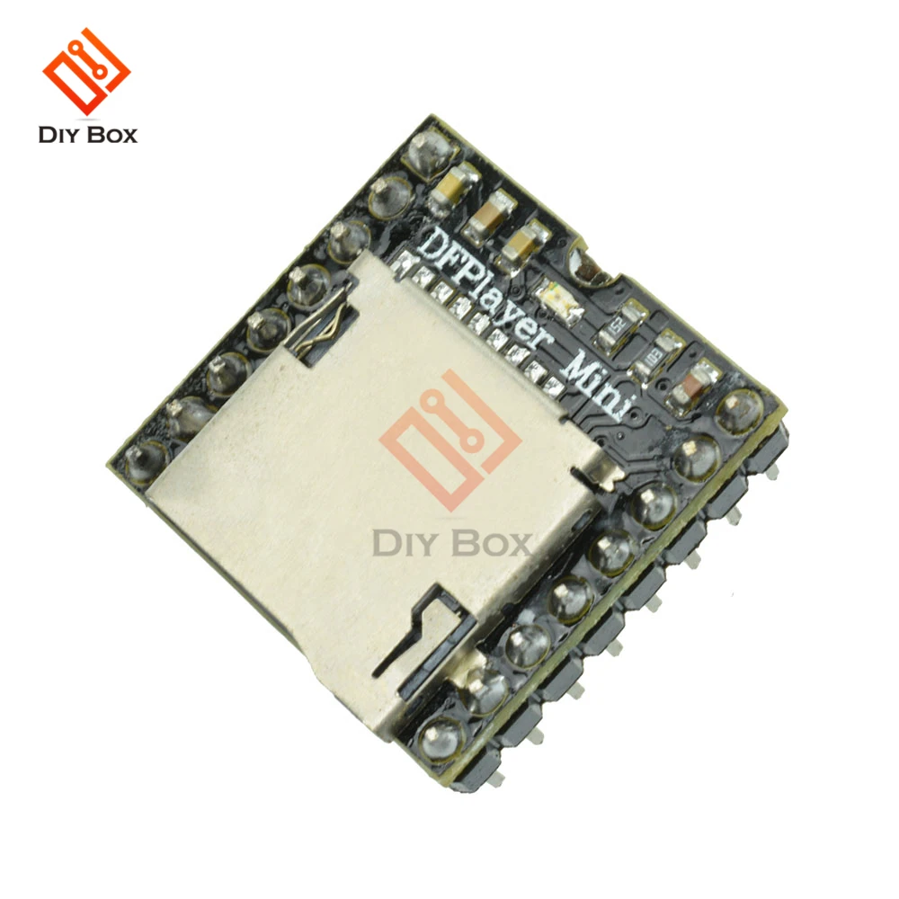 Плата декодирования голоса DFPlayer для Arduino мини модуль MP3-плеера TF-карта U-диск