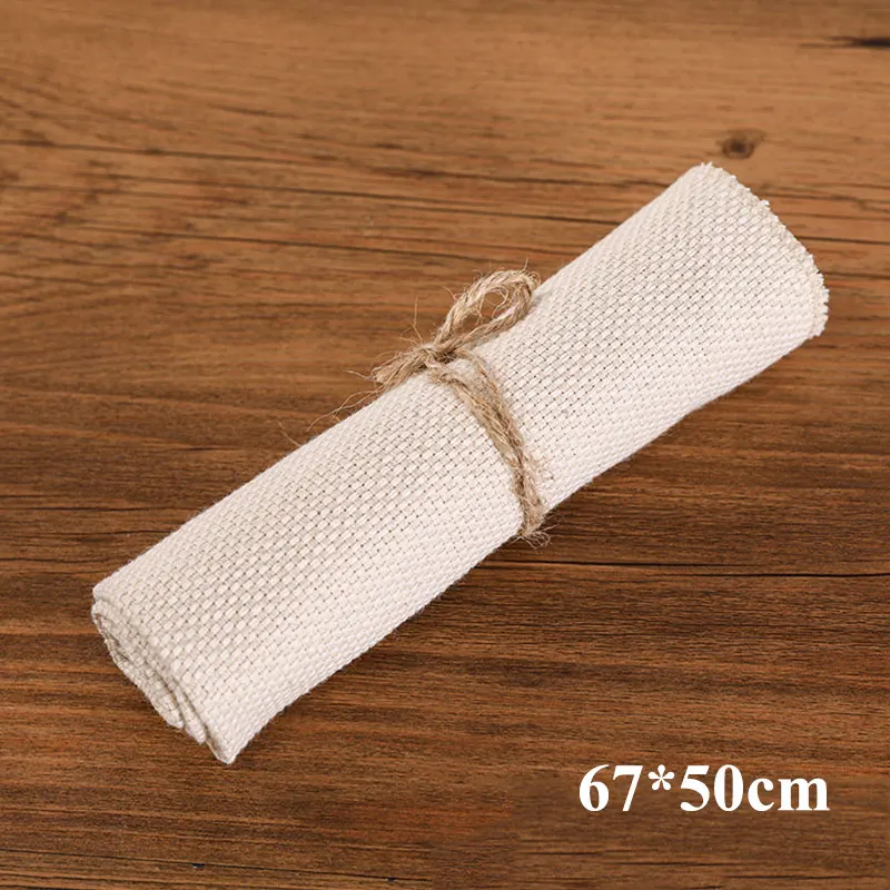 

Fashion Poke Embroidered Cloth Pure Cotton Needlework Fabric Monks Cloth Special Cross Stitch Cloth Handmade Gift Accessory