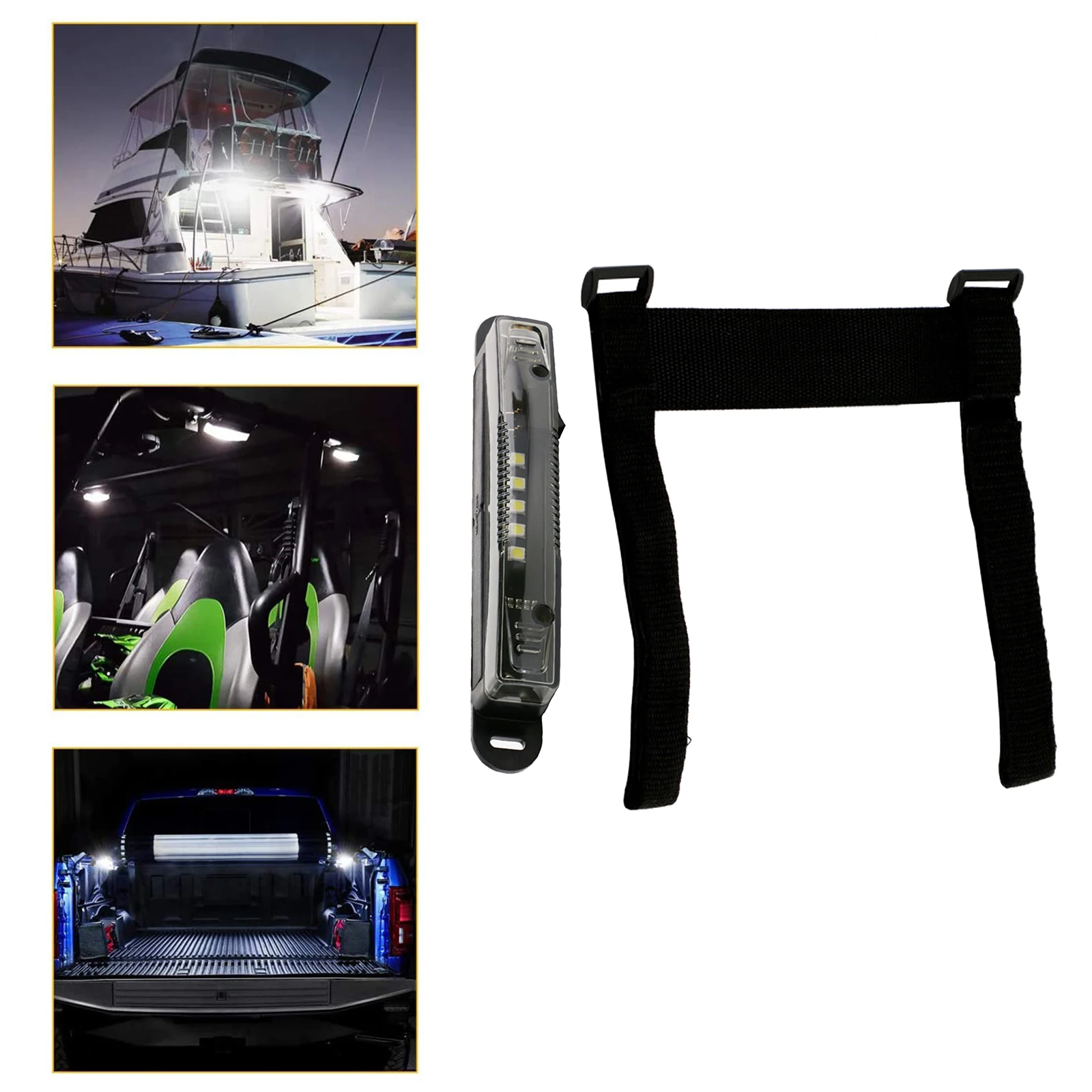 

Universal Lighting LED Light Courtesy Light Dome Light Roof Top Lamp Supplies for UTV ATV for Polaris Truck Car Off-Road Vehicle