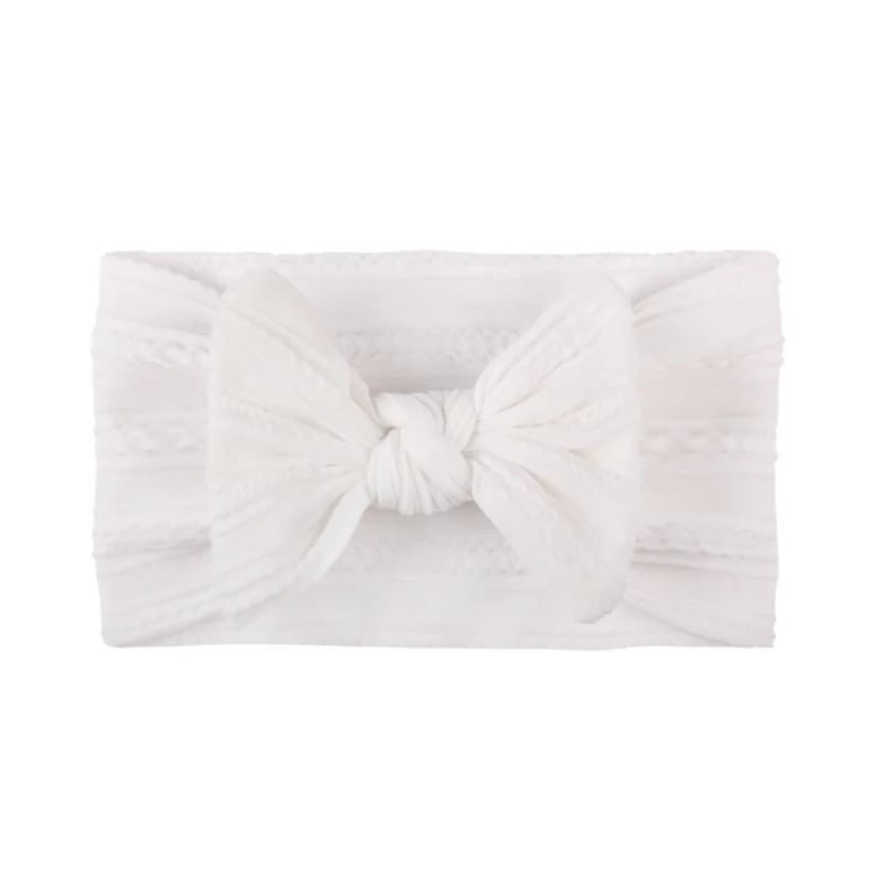 

1Pcs Floral Bows Baby Headband Dot Bowknot Hairband Baby Girl Headbands nylon chiffon Kids Hair Band Girls Hair Accessories
